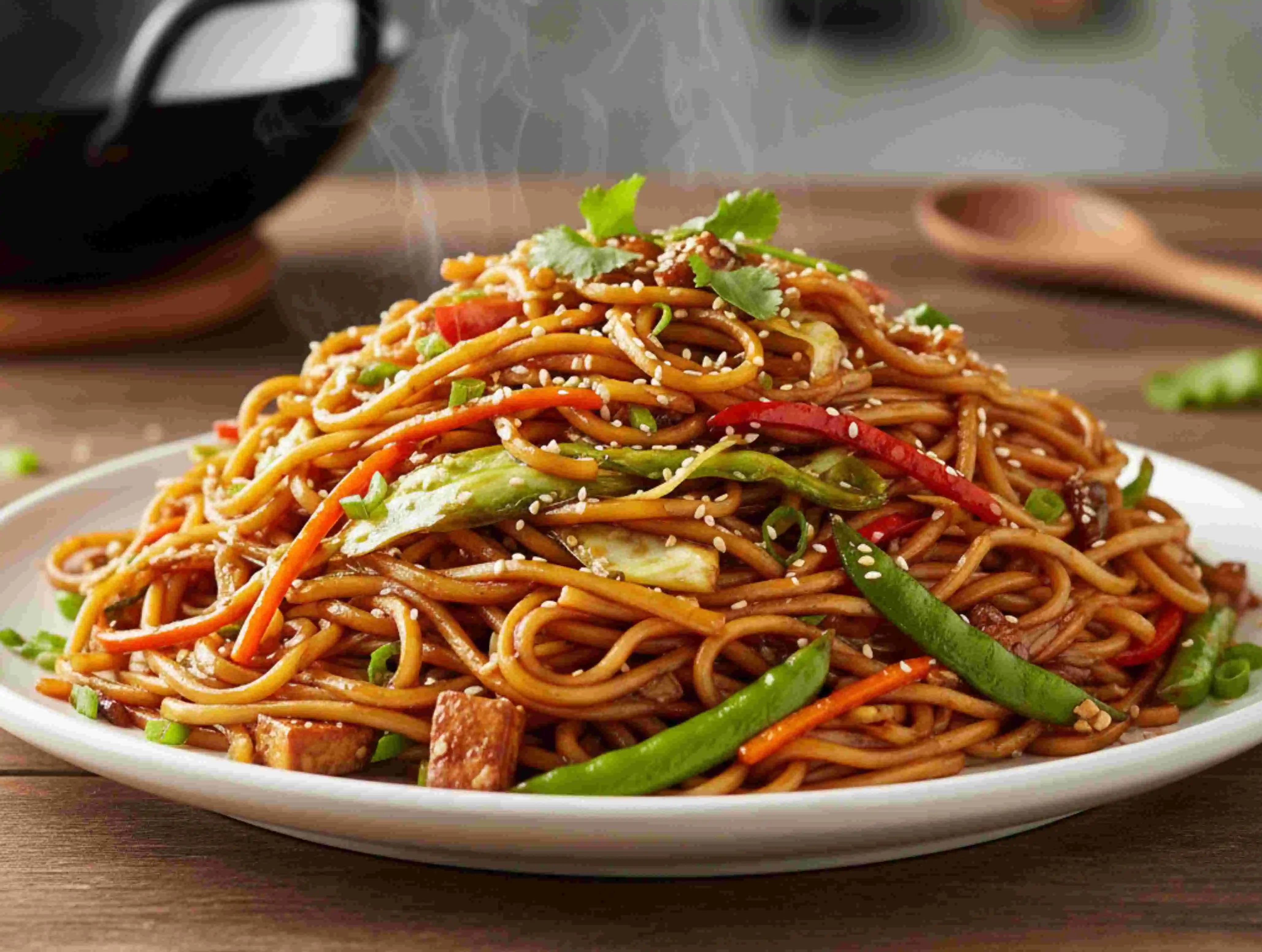 Vegetable Hakka Noodles
